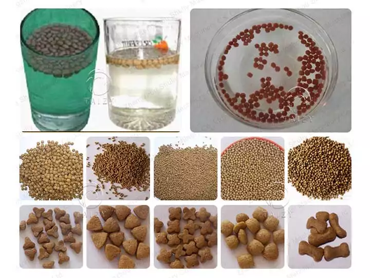 pellets de alimentación