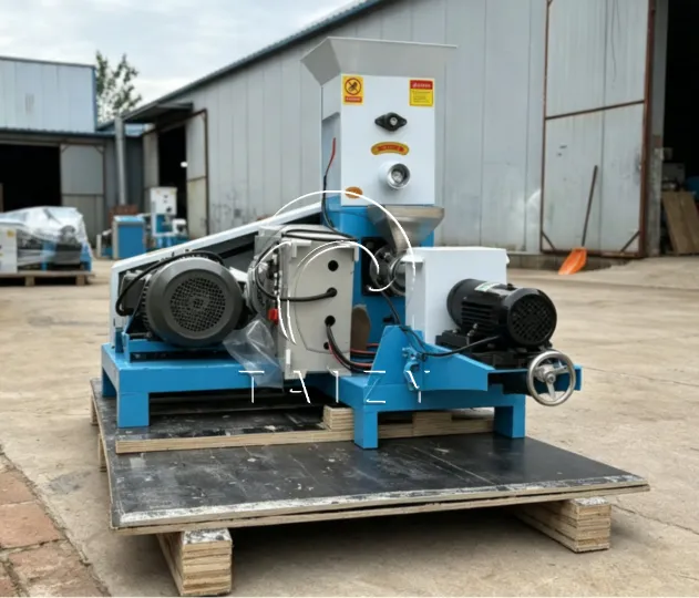 Floating fish feed pellet machine for tilapia