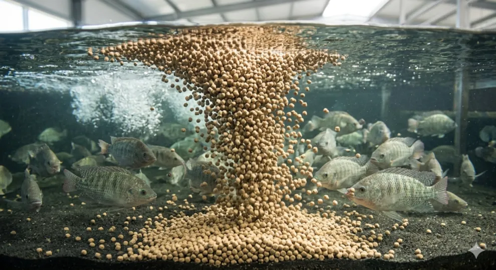 Floating Vs Sinking Fish Feed: Which One Is Right For Your Farm? 3 Sinking fish feed pellets