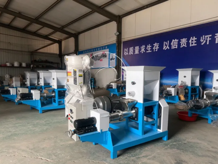 Dgp-70 Fish Feed Pellet Machine And Dryer Shipped To Croatia 6 Small fish feed production line configuration